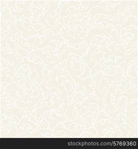 Seamless vintage floral abstract pattern.