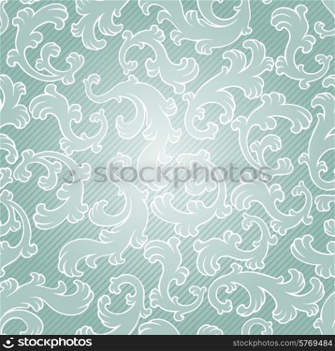 Seamless vintage floral abstract pattern.