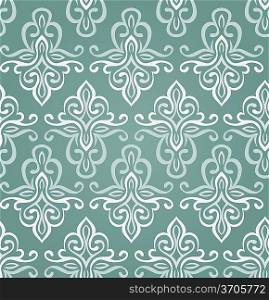 seamless vintage pattern in blue colors