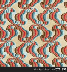 Seamless vintage stripes pattern on paper texture.. Seamless vintage stripes pattern on paper texture