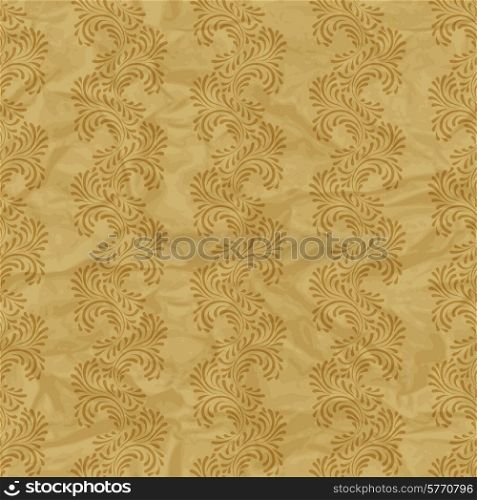 Seamless vintage wallpaper floral pattern, retro wallpaper.