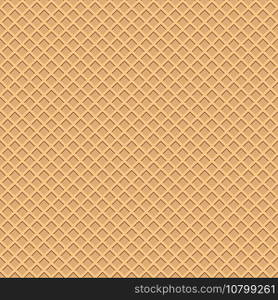 Seamless waffle pattern. Vector background