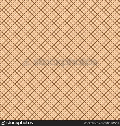 Seamless waffle pattern. Vector background