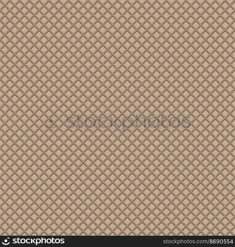 Seamless waffle pattern. Vector background