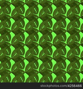 Seamless wallpaper pattern from abstract smooth forms, vector
