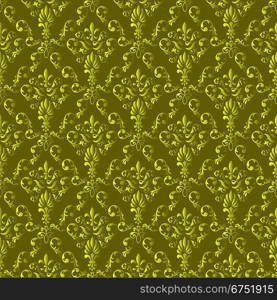 Seamless wallpaper pattern from abstract smooth forms, vector