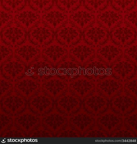 Seamless wallpaper pattern, vector
