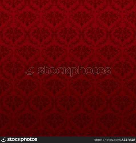 Seamless wallpaper pattern, vector