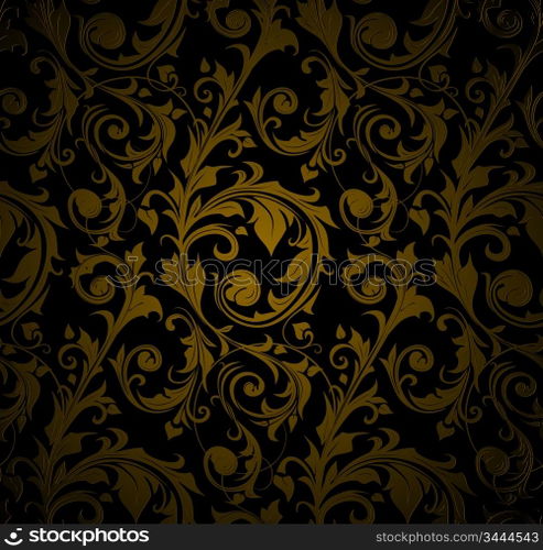 Seamless wallpaper pattern, vector