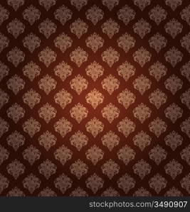 Seamless wallpaper pattern, vector