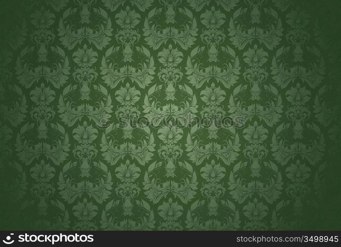 Seamless wallpaper pattern, vector
