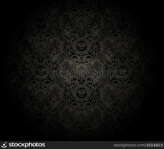Seamless wallpaper pattern, vector