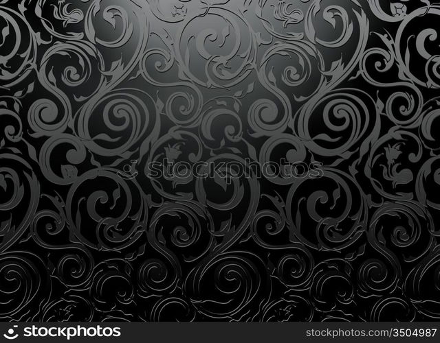Seamless wallpaper pattern, vector