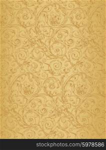 Seamless wallpaper pattern, vector