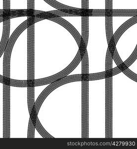 Seamless wallpaper winter tire tracks pattern illustration vector background