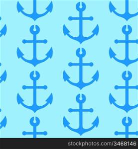 seamless wallpaper with sea anchors
