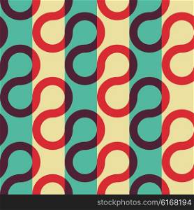 Seamless Wave and Stripe Pattern. Vector Regular Texture. Seamless Wave and Stripe Pattern