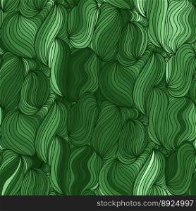 Seamless wave background of drawn lines vector image