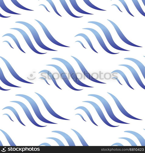 Seamless wave background. Seamless wave background. Abstract blue waves pattern