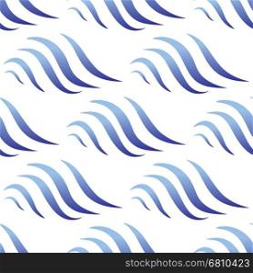 Seamless wave background. Seamless wave background. Abstract blue waves pattern