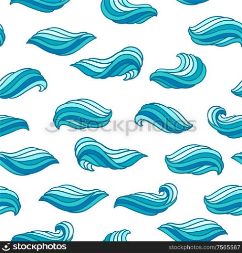 Seamless wave pattern. Background with sea, river or water texture. Wavy striped abstract fur or hair.. Seamless wave pattern. Background with sea, river or water texture.