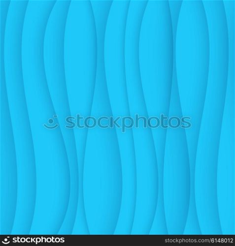 Seamless Wave Pattern. Curved Shapes Background. Regular Blue Texture. Seamless Wave Pattern. Curved Shapes Background. Regular Blue wave Texture