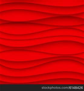 Seamless Wave Pattern. Curved Shapes Background. Regular red Texture. Seamless Wave Pattern. Curved Shapes Background. Regular red wave Texture