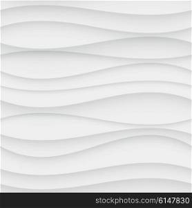 Seamless Wave Pattern. Curved Shapes Background. Regular White Texture. Seamless Wave Pattern. Curved Shapes Background. Regular White wave Texture