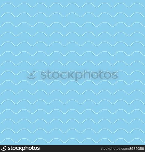 Seamless wave pattern vector image