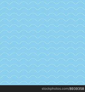 Seamless wave pattern vector image