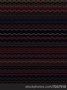 Seamless wavy lines simple pattern, abstract geometric background