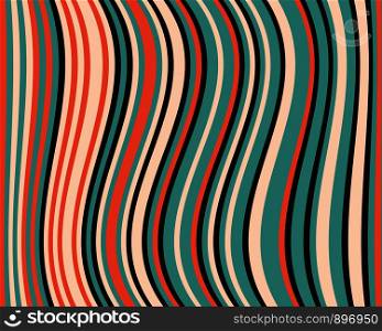 Seamless wavy lines simple pattern, abstract geometric background