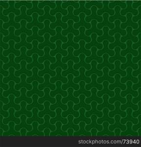 Seamless Web Geometric Pattern. Green Background Of Forms Of A Spinner. Frame Border Wallpaper. Elegant Repeating Vector Ornament
