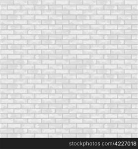 Seamless white brick wall