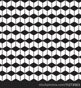 Seamless wireframe 3d cube pattern background texture