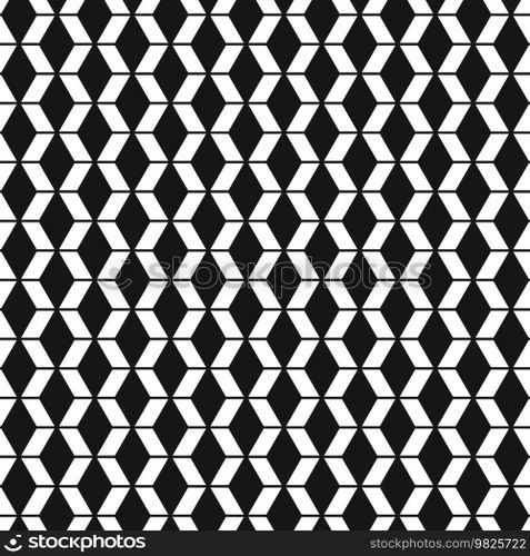Seamless wireframe 3d cube pattern background texture