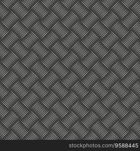Seamless woodcut weave pattern background