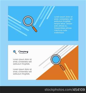 Search abstract corporate business banner template, horizontal advertising business banner.