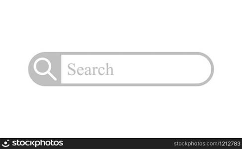Search bar. Set of search bar. Template search ui