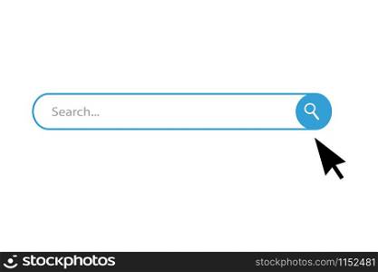 Search bar vector icons. Vector design abstract illustration