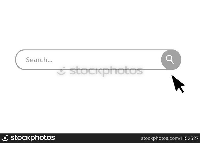Search bar vector icons. Vector design abstract illustration
