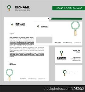 Search Business Letterhead, Envelope and visiting Card Design vector template