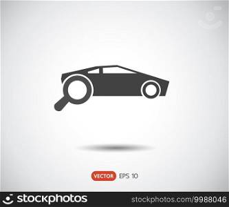 Search car  Icon eps Set, logo vector illustration