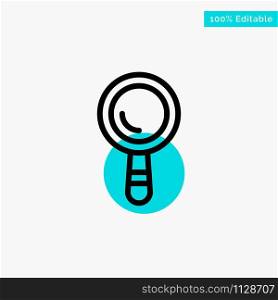 Search, Construction, Building turquoise highlight circle point Vector icon