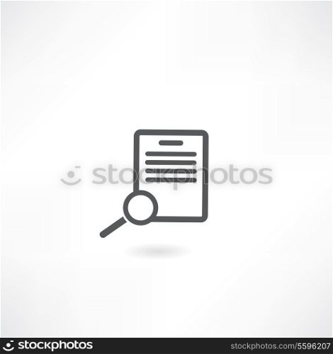 Search document icon