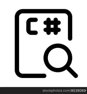 Search elements from C programming file layout