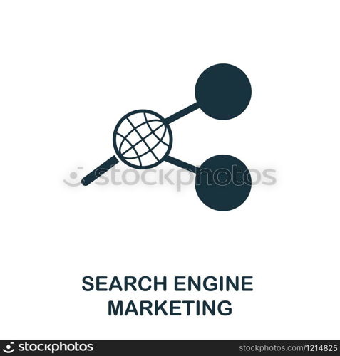Search Engine Marketing creative icon. Simple element illustration. Search Engine Marketing concept symbol design from online marketing collection. For using in web design, apps, software, print. Search Engine Marketing creative icon. Simple element illustration. Search Engine Marketing concept symbol design from online marketing collection. For using in web design, apps, software, print.