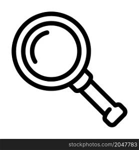 search file line icon vector. search file sign. isolated contour symbol black illustration. search file line icon vector illustration