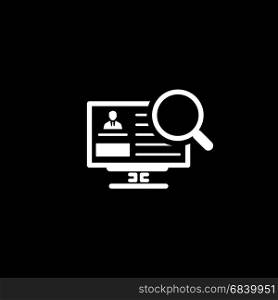 Search for Partners Icon. Business Concept. Flat Design.. Search for Partners Icon. Business Concept. Flat Design. Isolated Illustration.