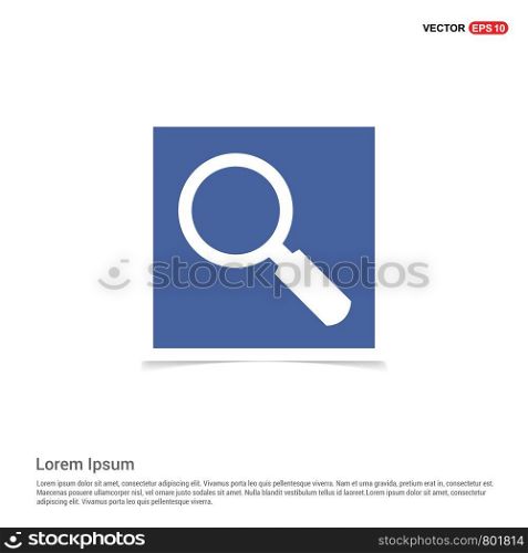 Search Icon - Blue photo Frame